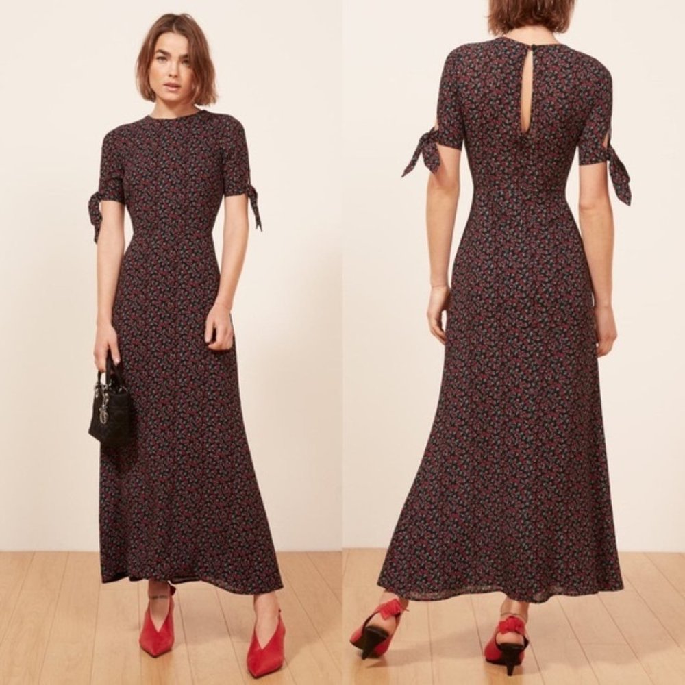 REFORMATION  Amsterdan Maxi Dress Size 8